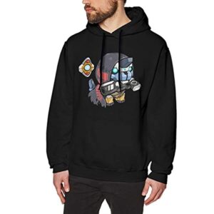 Destiny 2 Hoodies - Destiny 2 Forsaken Funny Cayde 6 Black 3D Print Pullover Drawstring Hoodie