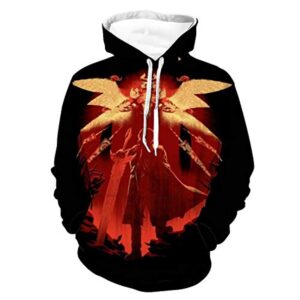 Devil May Cry Hoodie - Dante 3D Print Pullover Gaming Hoodie