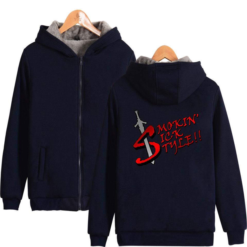 Devil May Cry Hoodies - Zip Up Thick Warm Sword Hoodie Coat - Image 5