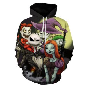 Devil Print Halloween Hoodie Family