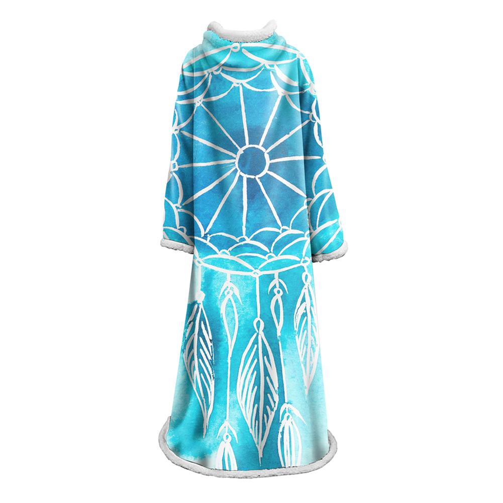 Digital Printed Blanket Dream Catcher - Blanket Robe With Sleeves - Image 62
