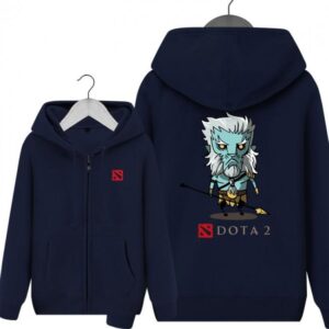 DOTA 2 Phantom Lancer  Hoodies - Zip Up Blue Hoodie