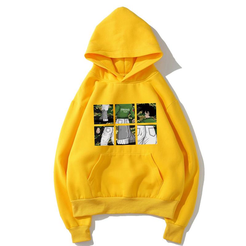 Dragon Ball Fleece Hoodies - Solid Color Dragon Ball Series GoKu Fleece Hoodie - Image 6
