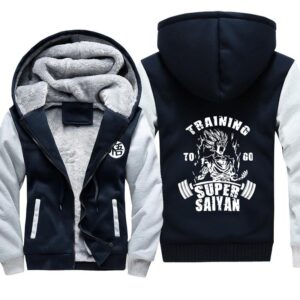 Dragon Ball Jackets - Solid Color Dragon Ball Anime Super Saiyan Super Cool Fleece Jacket