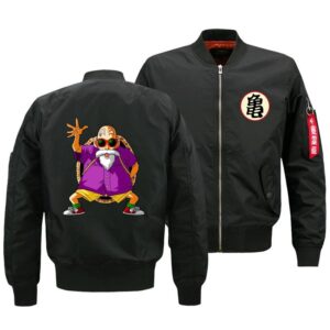 Dragon Ball Jackets - Solid Color Dragon Ball Series Cartoon Turtle Fairy Funny Icon Flight Suit Fleece Jacket