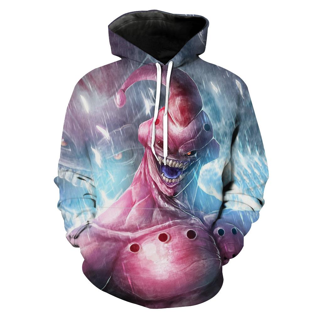 Dragon Ball Z Buu Sweatshirt - Creepy Super Apparel Pullover Hoodie