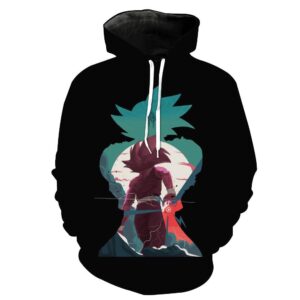 Dragon Ball Z Goku and Gohan Hoodies - Black Pullover Hoodie