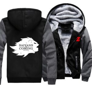 Dragon Ball Z Saiyans Are Coming Jackets-  Game of Thrones Cross Fleece Jacket