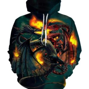 Dragon Hoodies - Pullover Black Hoodie