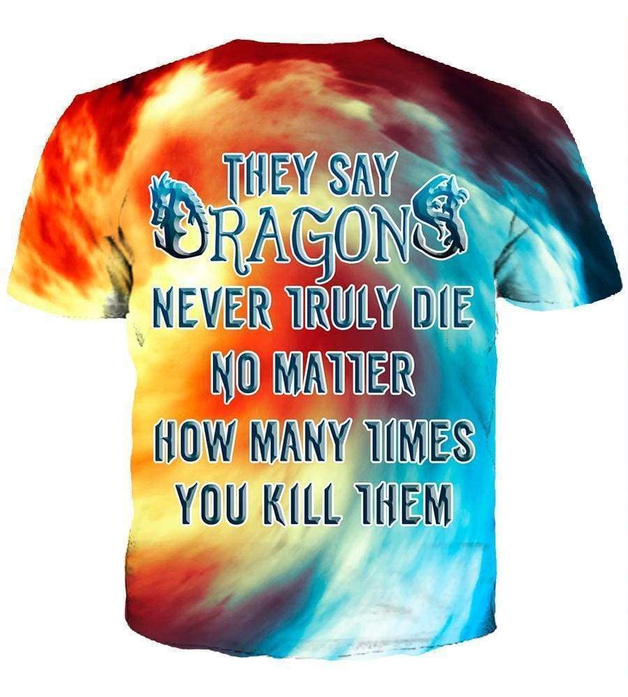 Dragon Hoodies - Pullover Blue Hoodie - Image 8
