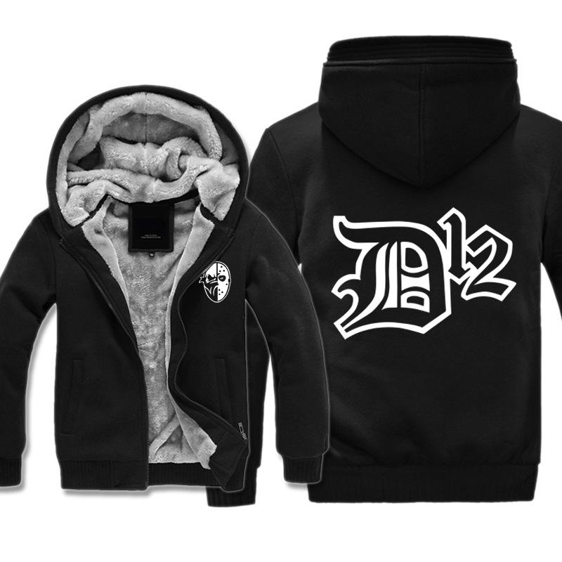 Eminem Jackets - Solid Color Eminem RAP Music Super Cool Fleece Jacket - Image 3