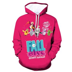 Fall Guys Hoodies - Teens 3D Hooded Sweatshirt
