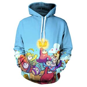 Fall Guys Hoodies - Teens 3D Hooded Sweatshirt