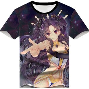 Fate Zero Fate/Stay Night Hoodies - 3D Printed Anime T-Shirt Funny Short Sleeve Tee Tops