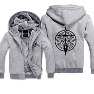 Fate Zero Hoodies - Winter Thicken Fleece Warm Zipper Hooded Jacket