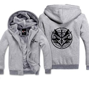 Fate Zero Hoodies - Winter Thicken Fleece Warm Zipper Hooded Jacket