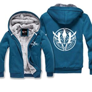 Fate Zero Hoodies - Winter Thicken Fleece Warm Zipper Hooded Jacket