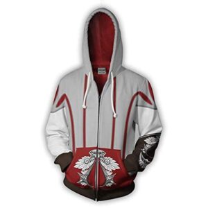 Final Fantasy Hoodie - 3D Print Long Sleeve Hooded Zipper Jacket