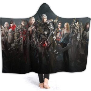Final Fantasy Warm Throw Blanket - Fleece Flannel Winter Hooded Blanket