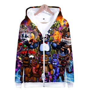 Five Nights at Freddy's Hoodies - FNAF Hooded Zipper Jacket Coat