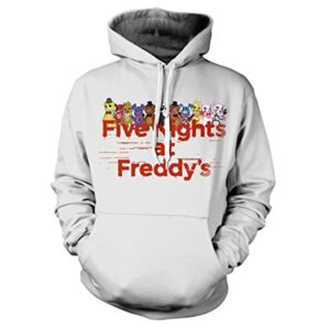 Five Nights at Freddy's Hoodies for Teens - 3D Boys and Girls Pullover Hoodie