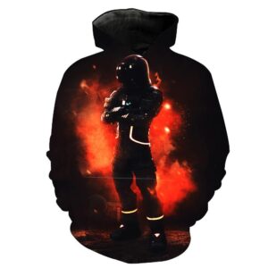 Fortnite Astronaut Hoodies - Astronaut Skin Black Pullover Hoodie