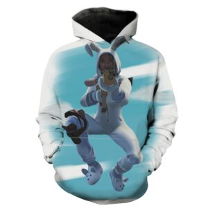 Fortnite Bunny Brawler Skin Hoodie - Fortnite Pullover Hoodie