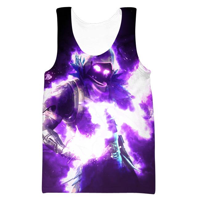 Fortnite Epic Raven Hoodies - Pullover Black Hoodie - Image 5