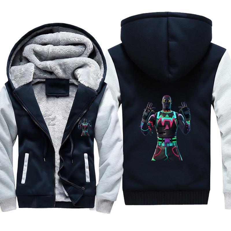 Fortnite Fleece Jackets - Fortnite Warm Thick Jacket - Image 4