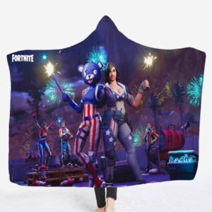 Fortnite Hooded Blankets - Fortnite Power BASE Penny Fleece Hooded Blanket