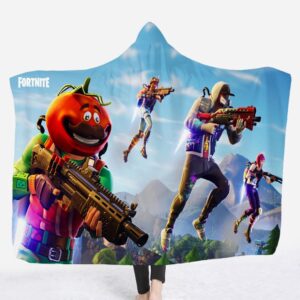 Fortnite Hooded Blankets - Fortnite TOMATOHEAD Fleece Hooded Blanket