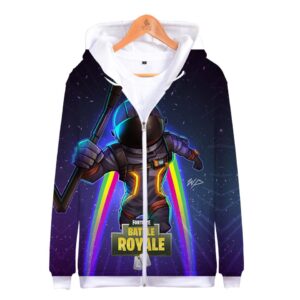 Fortnite Hoodies - Dark Vanguard 3D Zip Up Hoodie