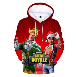 Fortnite Hoodies - Fortnite Game Christmas Series Christmas Dress Up 3D Hoodie