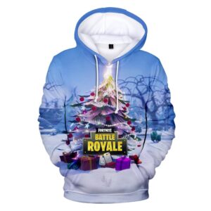 Fortnite Hoodies - Fortnite Game Christmas Series Christmas Tree Super Cool 3D Hoodie