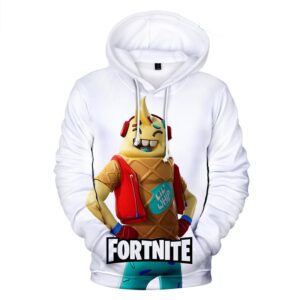 Fortnite Hoodies - Fortnite Game Series Season 8 NEW Hero White Hoodie