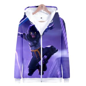 Fortnite Hoodies - Fortnite Ninja 3D Zip Up Hoodie