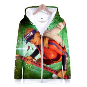 Fortnite Hoodies - Fortnite Rescue 3D Zip Up Hoodie
