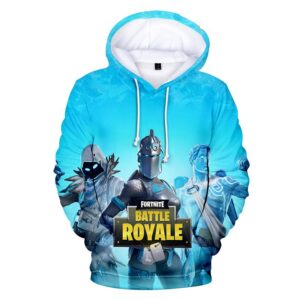 Fortnite Hoodies - Fortnite Season 7 NEW Hero Character Epic Legendary Blue 3D Hoodie