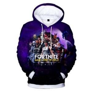 Fortnite Hoodies - Game Heroes Collection 3D Hoodie