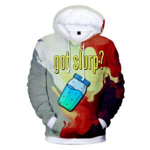 Fortnite Hoodies - Juice Drink Flame 3D Hoodie