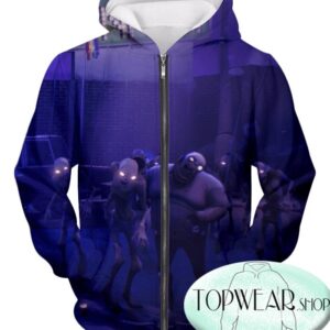 Fortnite Hoodies - PVE Husk Monsters 3D Zip Up Hoodie