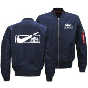 Fortnite Jackets - Solid Color Fortnite Game Flight Suit Icon Fleece Jacket