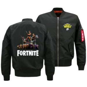 Fortnite Jackets - Solid Color Fortnite Game PVE Mode Hero Icon Fleece Jacket