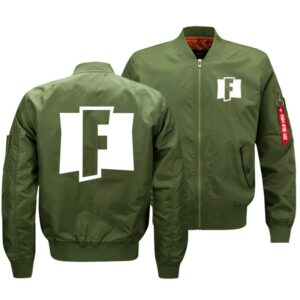 Fortnite Jackets - Solid Color Fortnite Game Victory Royale Logo Icon Fleece Jacket