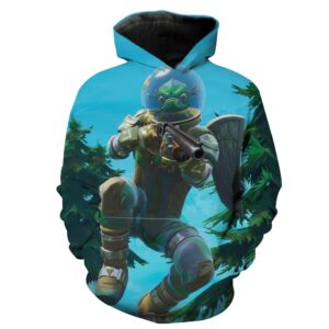 Fortnite Leviathan Hoodies -  Fortnite Skin Pullover Blue Hoodie