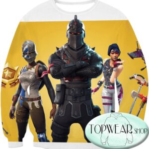Fortnite Sweatshirts- Epic Games Legendary Orange 3D Sweatshirt