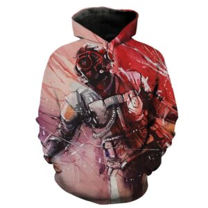 Fortnite The Visitor Skin Hoodies - Red Pullover Hoodie