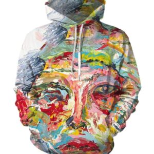 Funny Cage The Elephant Hoodies - Colourful Oil painting Pullover 3D Hoodie