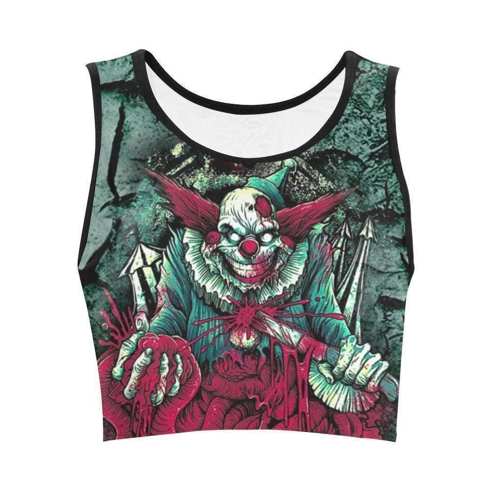 Funny Clown Hoodies - Pullover Evil Nausea Black Hoodie - Image 6