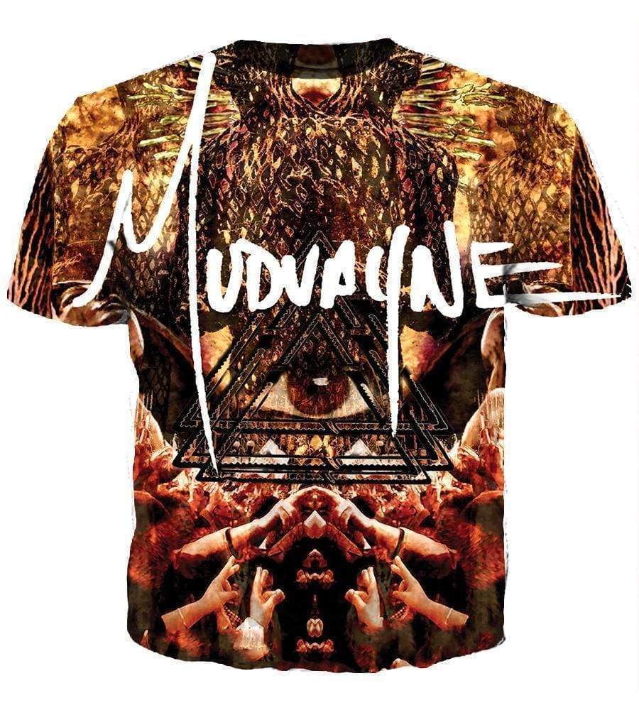Funny Mudvayne Hoodies - Pullover The Eye Black 3D Hoodie - Image 4